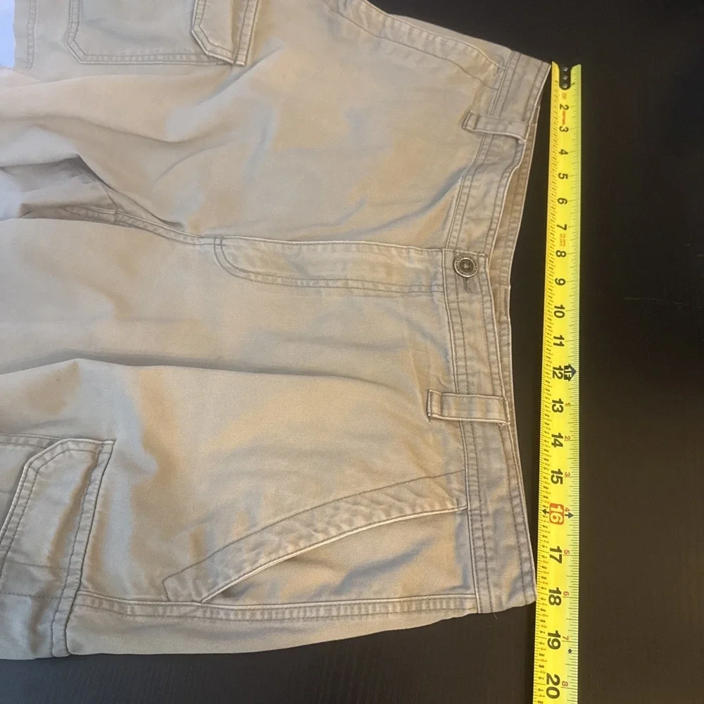 Columbia Mens 38 Cargo Safari Khaki‎ Shorts Gorpcore Hiking Outdoors Fishing